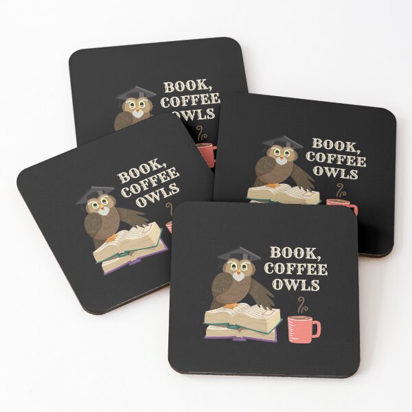 Item preview, Book owls coffee designed and sold by AdelDa19.
