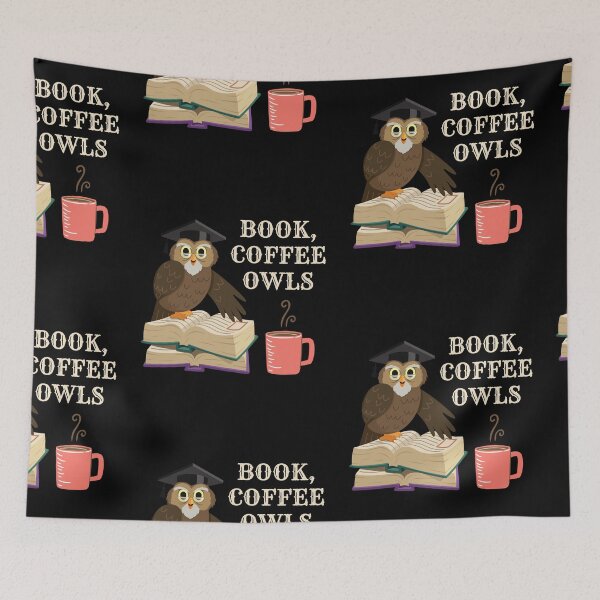 Item preview, Book owls coffee designed and sold by AdelDa19.