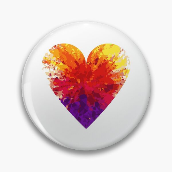 Item preview, cracked colorful heart  designed and sold by bemenmaher.