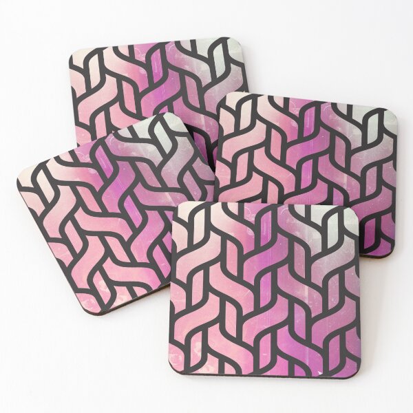 Item preview, Pink Interwoven Waves designed and sold by Designs By YL.