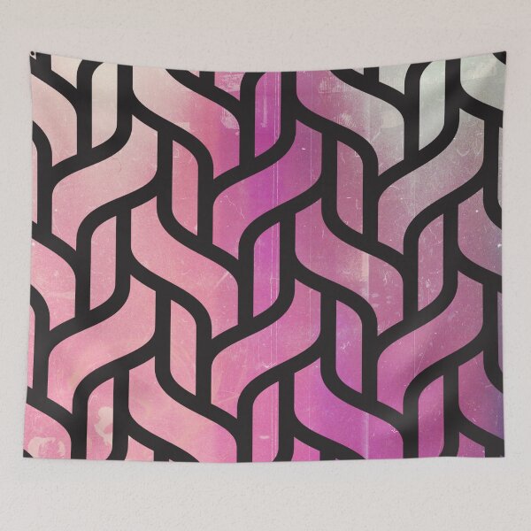 Item preview, Pink Interwoven Waves designed and sold by Designs By YL.