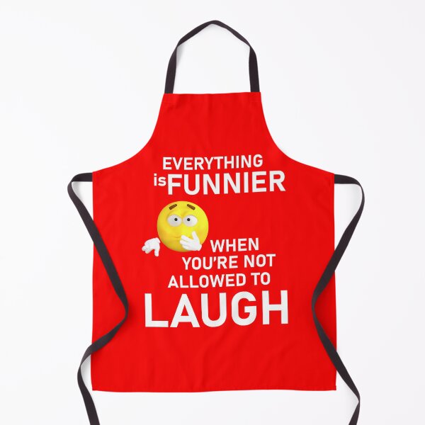 Item preview, Everything is funnier when you're not allowed to laugh on Red designed and sold by Artsy Boulevard.