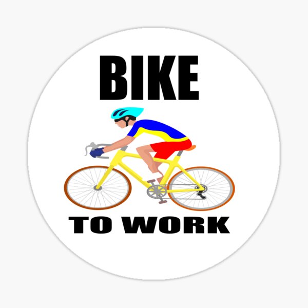 sticker bike to work