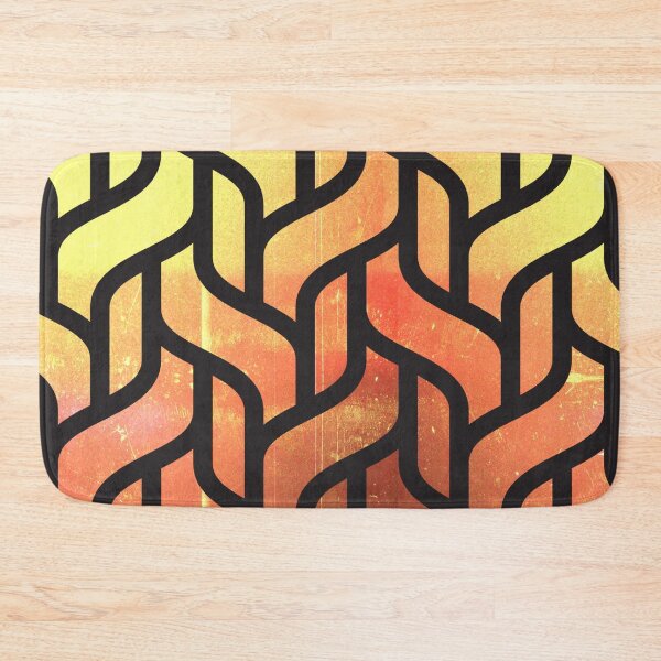 Item preview, Orange Interwoven Waves designed and sold by Designs By YL.