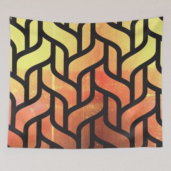 Item preview, Orange Interwoven Waves designed and sold by Designs By YL.