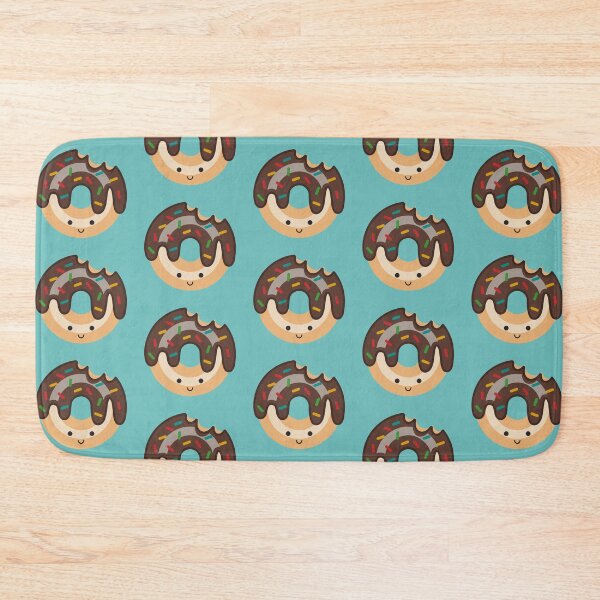Item preview, Colorful Kawaii Chocolate Glazed Donut Pattern designed and sold by Zooone.