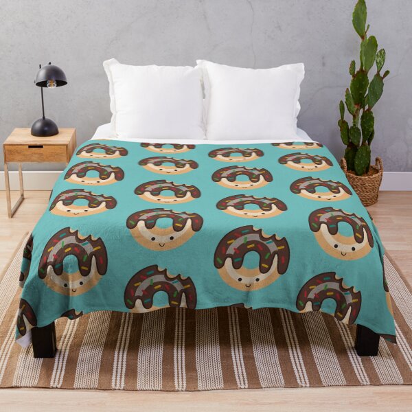 Item preview, Colorful Kawaii Chocolate Glazed Donut Pattern designed and sold by Zooone.
