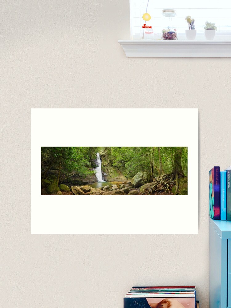 Thumbnail 2 of 3, Art Print, Cascades Falls, Macquarie Pass National Park, New South Wales, Australia designed and sold by Chockstone.