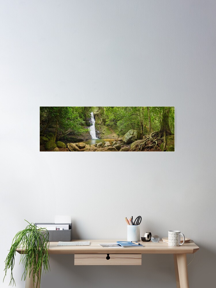 Thumbnail 2 of 3, Poster, Cascades Falls, Macquarie Pass National Park, New South Wales, Australia designed and sold by Chockstone.