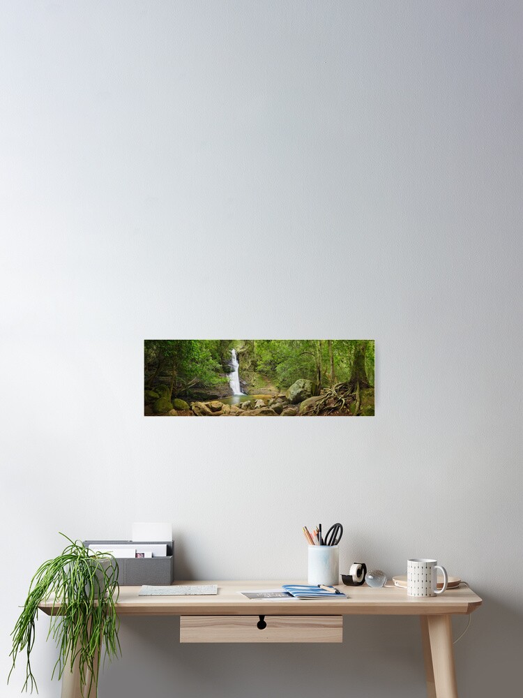 Thumbnail 2 of 3, Poster, Cascades Falls, Macquarie Pass National Park, New South Wales, Australia designed and sold by Chockstone.