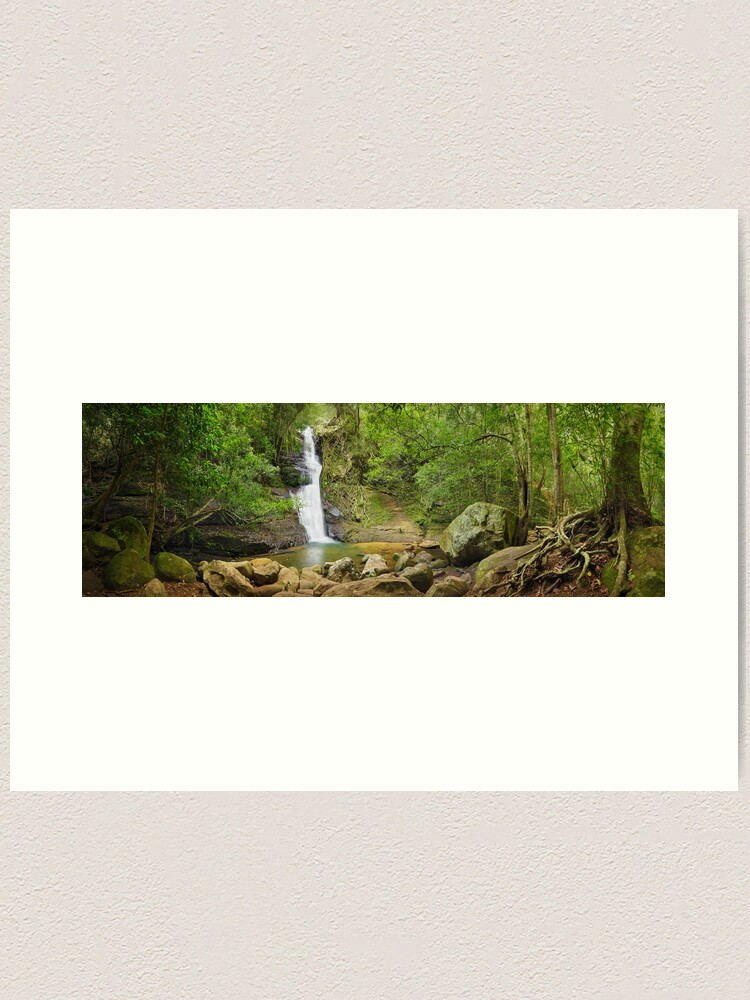 Thumbnail 1 of 3, Art Print, Cascades Falls, Macquarie Pass National Park, New South Wales, Australia designed and sold by Chockstone.