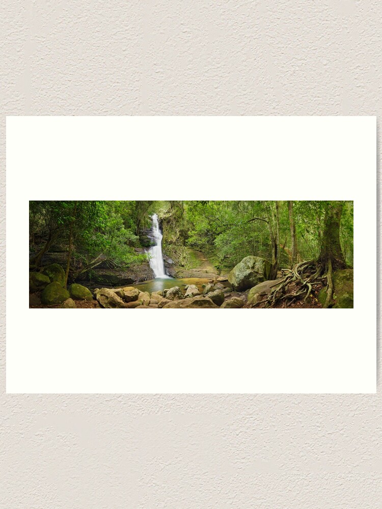 Thumbnail 1 of 3, Art Print, Cascades Falls, Macquarie Pass National Park, New South Wales, Australia designed and sold by Chockstone.