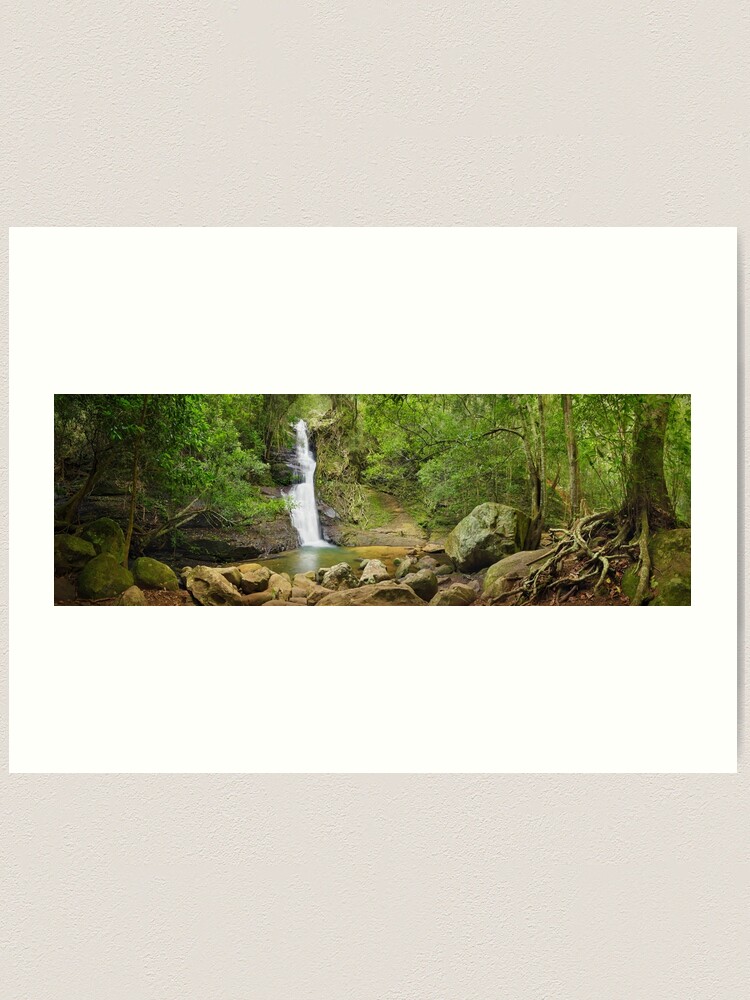Thumbnail 1 of 3, Art Print, Cascades Falls, Macquarie Pass National Park, New South Wales, Australia designed and sold by Chockstone.