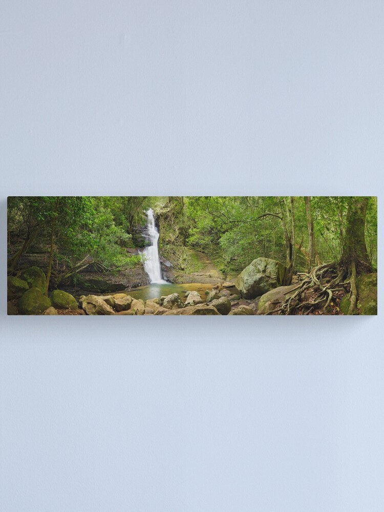 Thumbnail 1 of 3, Canvas Print, Cascades Falls, Macquarie Pass National Park, New South Wales, Australia designed and sold by Chockstone.