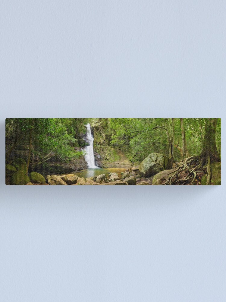 Thumbnail 1 of 3, Canvas Print, Cascades Falls, Macquarie Pass National Park, New South Wales, Australia designed and sold by Chockstone.