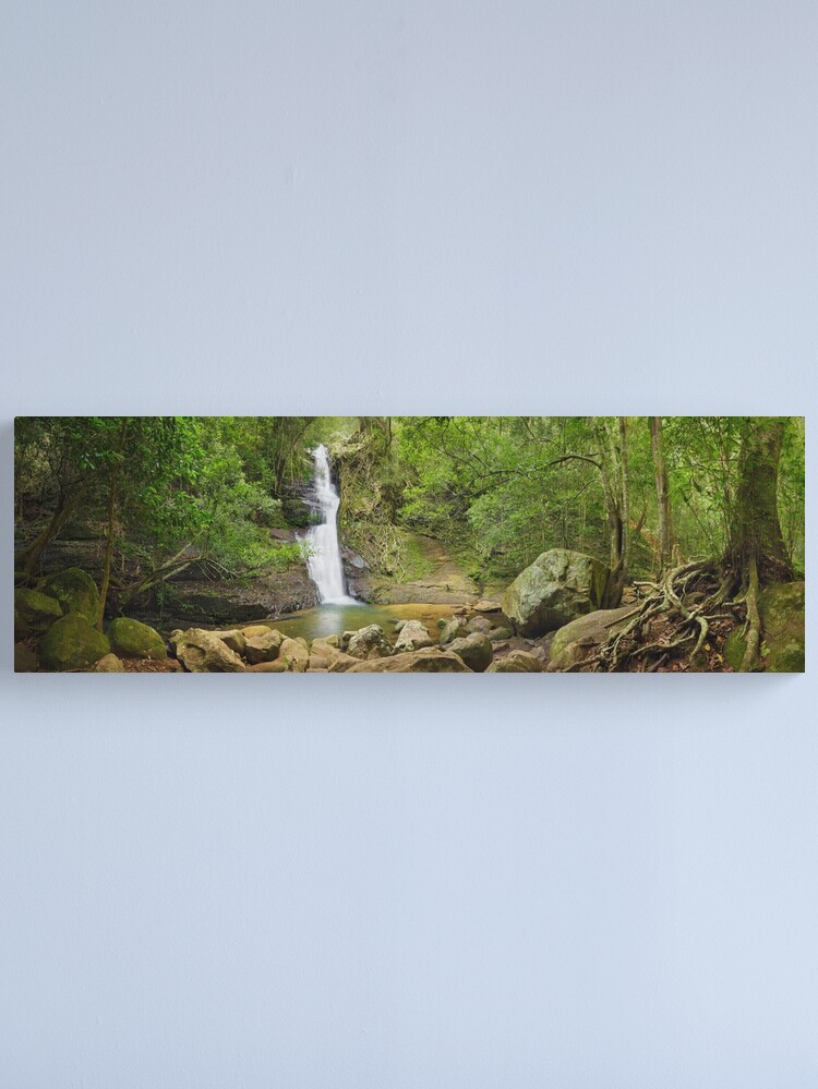 Thumbnail 1 of 3, Canvas Print, Cascades Falls, Macquarie Pass National Park, New South Wales, Australia designed and sold by Chockstone.