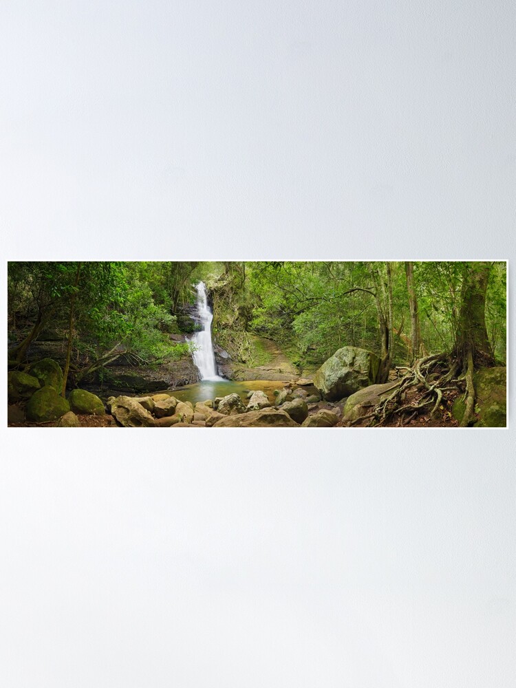 Thumbnail 1 of 3, Poster, Cascades Falls, Macquarie Pass National Park, New South Wales, Australia designed and sold by Chockstone.