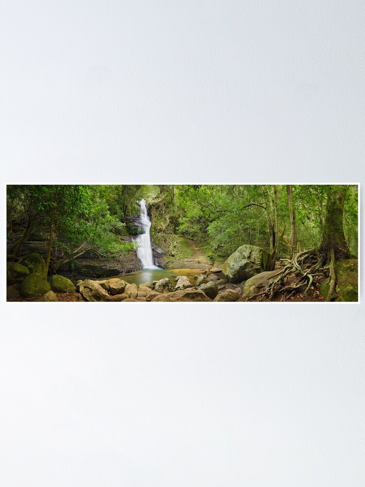 Thumbnail 1 of 3, Poster, Cascades Falls, Macquarie Pass National Park, New South Wales, Australia designed and sold by Chockstone.