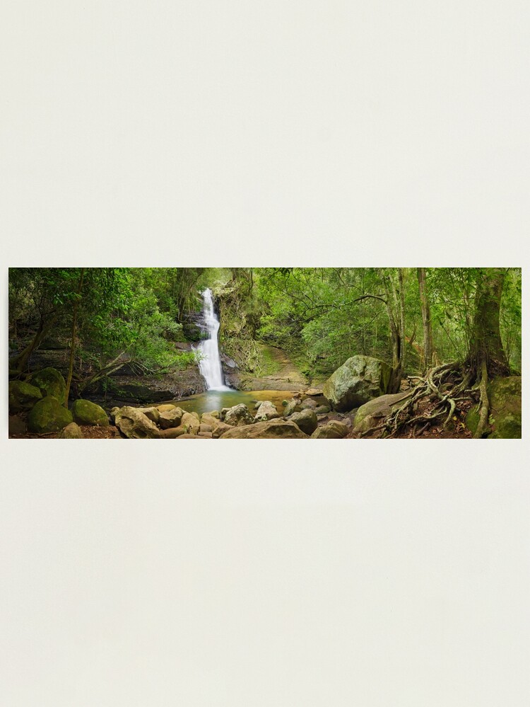 Thumbnail 1 of 3, Photographic Print, Cascades Falls, Macquarie Pass National Park, New South Wales, Australia designed and sold by Chockstone.