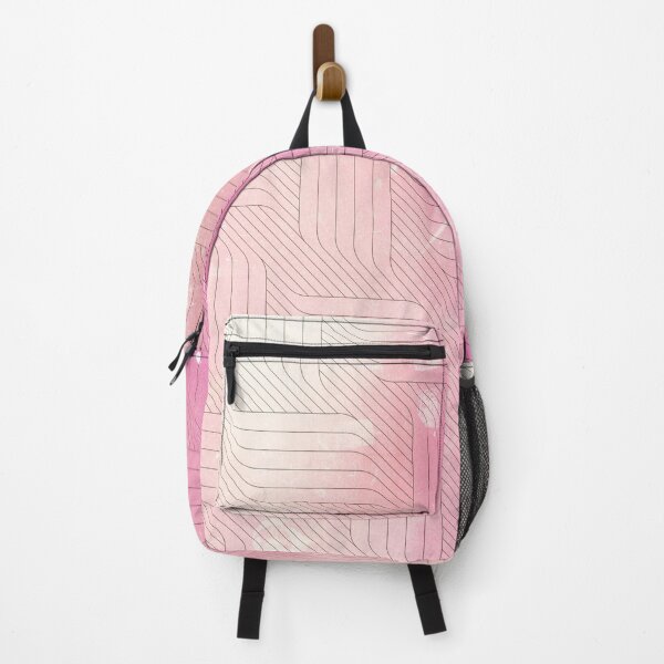 Aperçu de l'œuvre Tissage de panier contemporain rose fard à joues créée et vendue par Designs By YL.