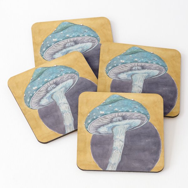 Item preview, Blue Mushroom Moon  designed and sold by khjelmar.