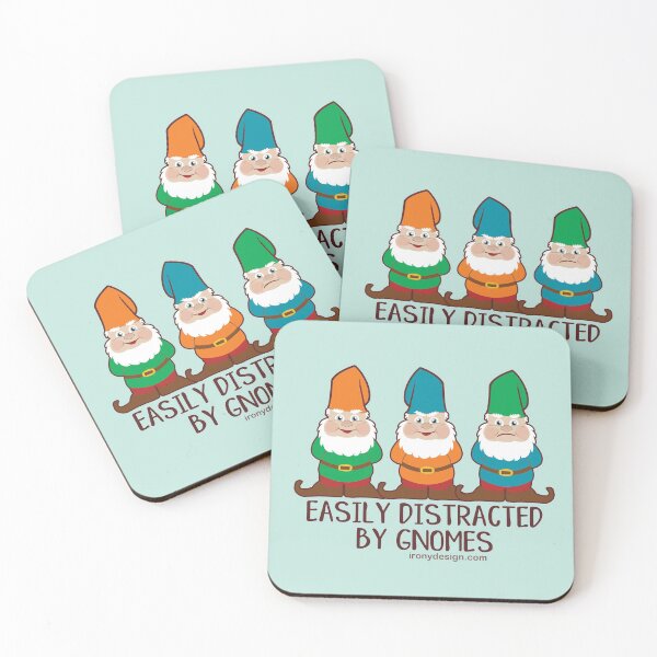 Item preview, Easily Distracted by Gnomes designed and sold by ironydesigns.