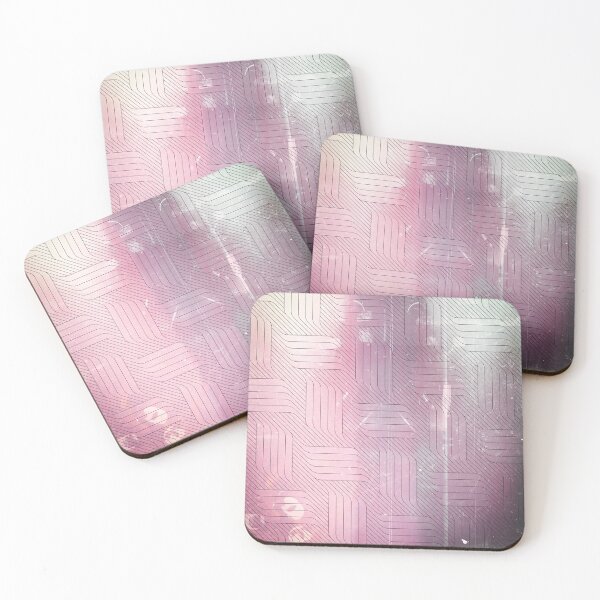 Aperçu de l'œuvre Tissage de panier contemporain rose créée et vendue par Designs By YL.