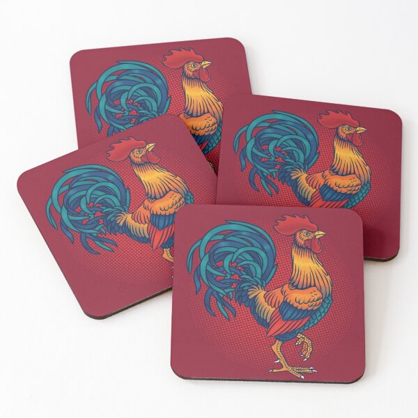 Item preview, vector illustration rooster designed and sold by romio006.