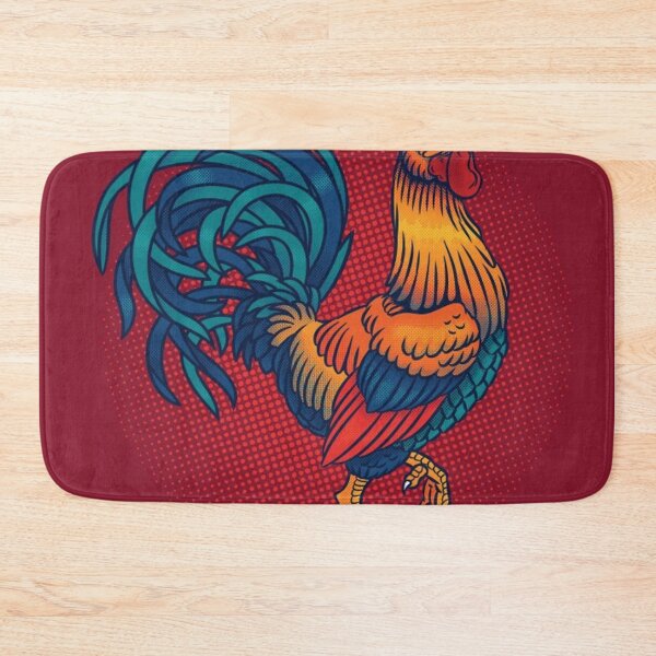 Item preview, vector illustration rooster designed and sold by romio006.