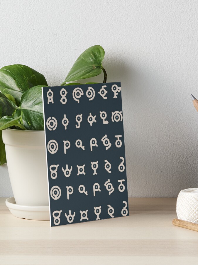 Unown Alphabet Photographic Print for Sale by Biochao