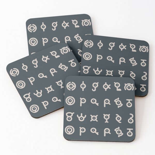 Item preview, Unown Grey Pattern designed and sold by SmeargleDesign.