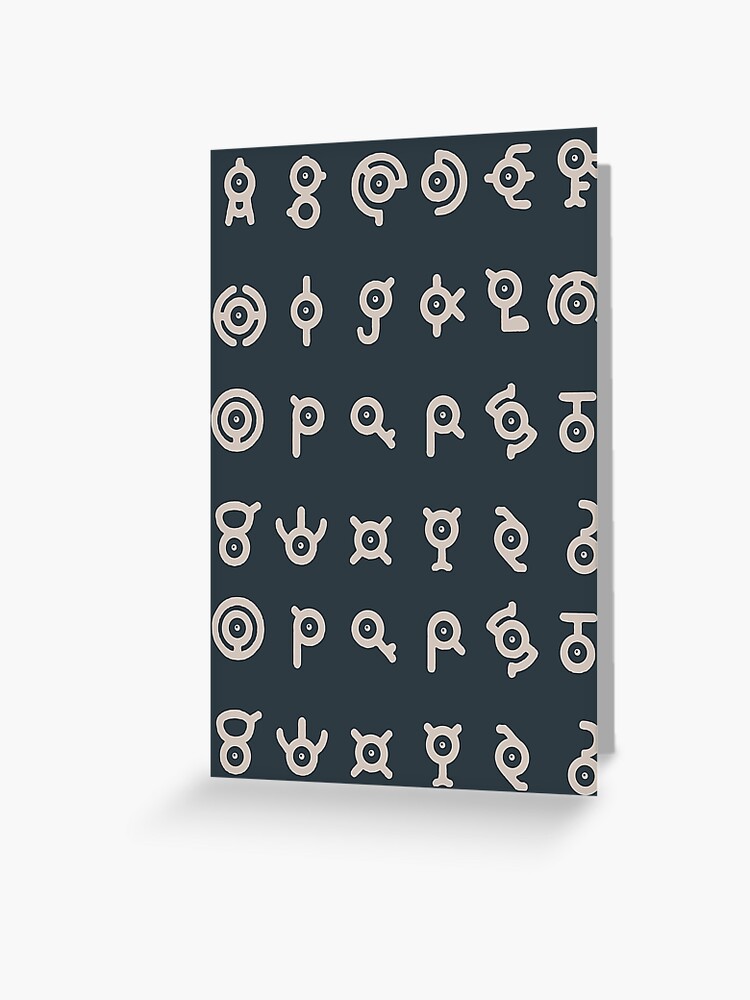 Unown Alphabet Photographic Print for Sale by Biochao