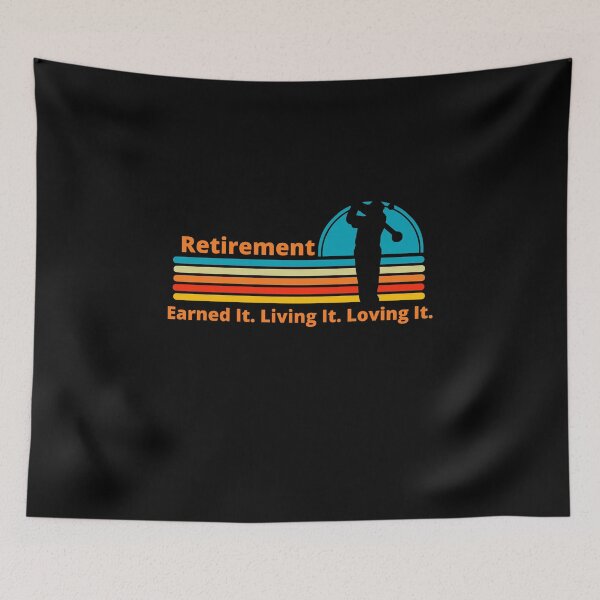 Artikelvorschau, Golf-Pensionsplan. Hat es verdient. Es leben. Liebe es. Ich liebe Golf entworfen und verkauft von JustSayingGifts.
