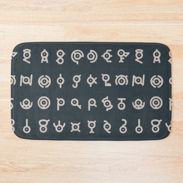 Item preview, Unown Grey Pattern designed and sold by SmeargleDesign.