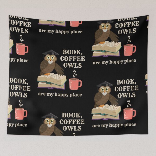 Item preview, Book owls coffee designed and sold by AdelDa19.