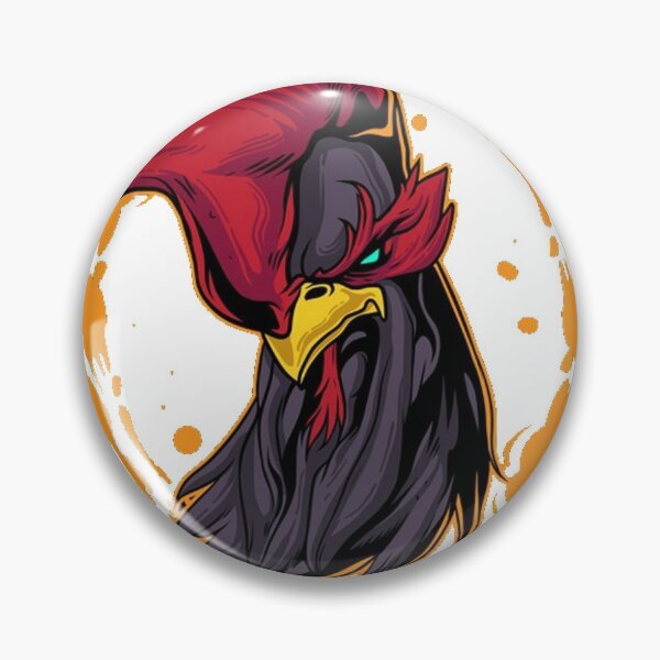 Item preview, angry rooster illustration designed and sold by romio006.