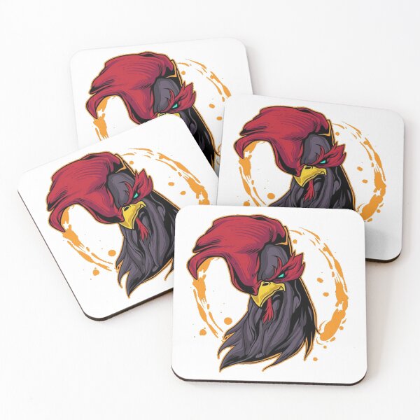 Item preview, angry rooster illustration designed and sold by romio006.