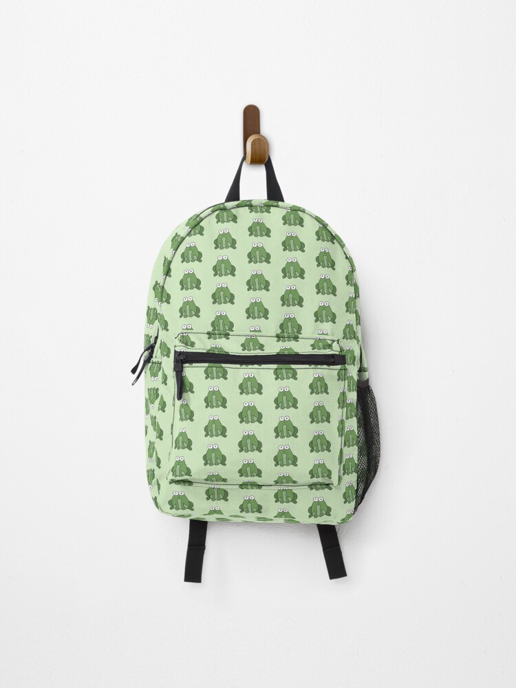 Thumbnail 1 of 3, Backpack, Froggy Frog designed and sold by Cutest-Raccoon.