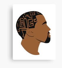 I love you like Kanye loves Kanye Canvas Print
