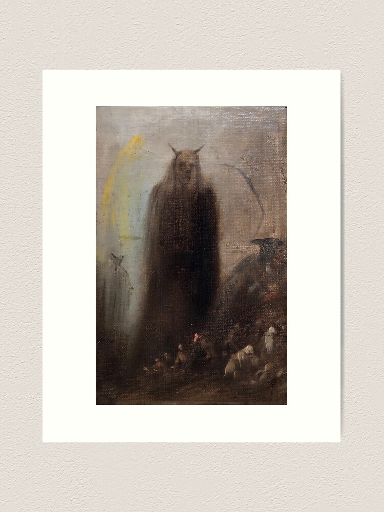Thumbnail 1 of 3, Art Print, Francisco de Goya (1746 – 1828) - Ghostly Vision (1801) designed and sold by VISIBLECREATION.