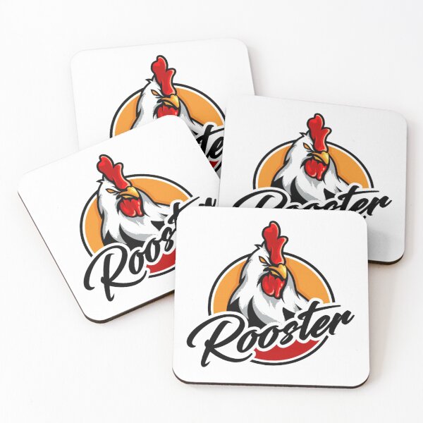 Item preview, angry rooster mascot logo designed and sold by romio006.