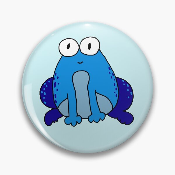Item preview, Blue Poison Dart Frog designed and sold by Cutest-Raccoon.
