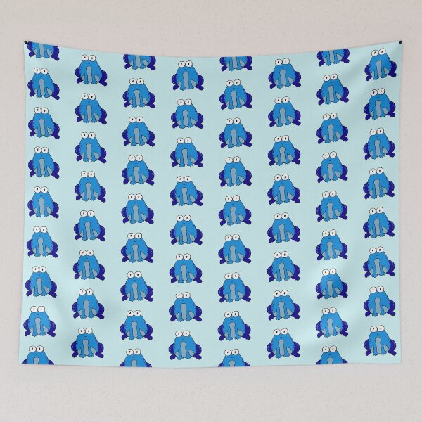 Item preview, Blue Poison Dart Frog designed and sold by Cutest-Raccoon.