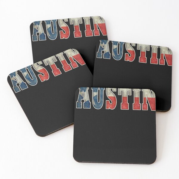 Artikelvorschau, Texas Flagge Austin Vintage Distressed CVM Schwarz entworfen und verkauft von sherriwester.