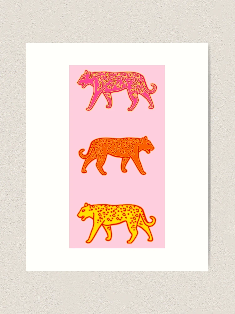 『 Pink cheetahs 』by Ally 20*20cm Pink Cheetah - 20