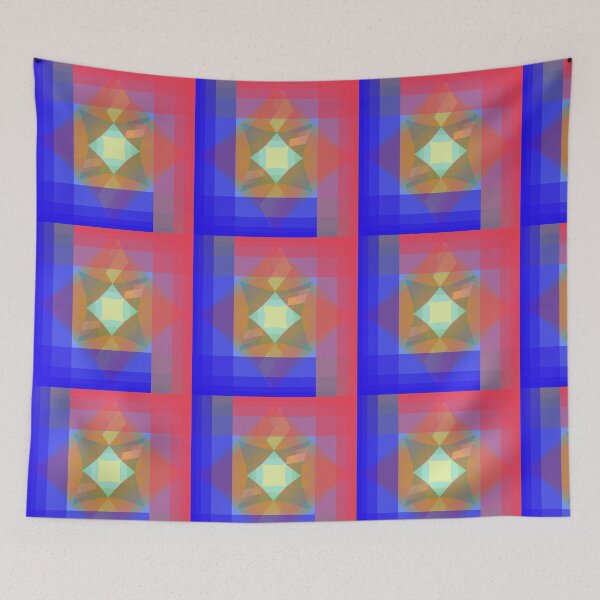 Item preview, color mixing quilt square designed and sold by scrap-studio.