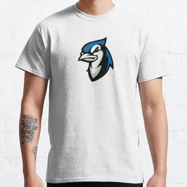 Youth White Johns Hopkins Blue Jays Logo Comfort Colors T-Shirt