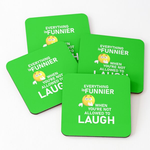 Item preview, Everything is funnier when you're not allowed to laugh on Green designed and sold by Artsy Boulevard.