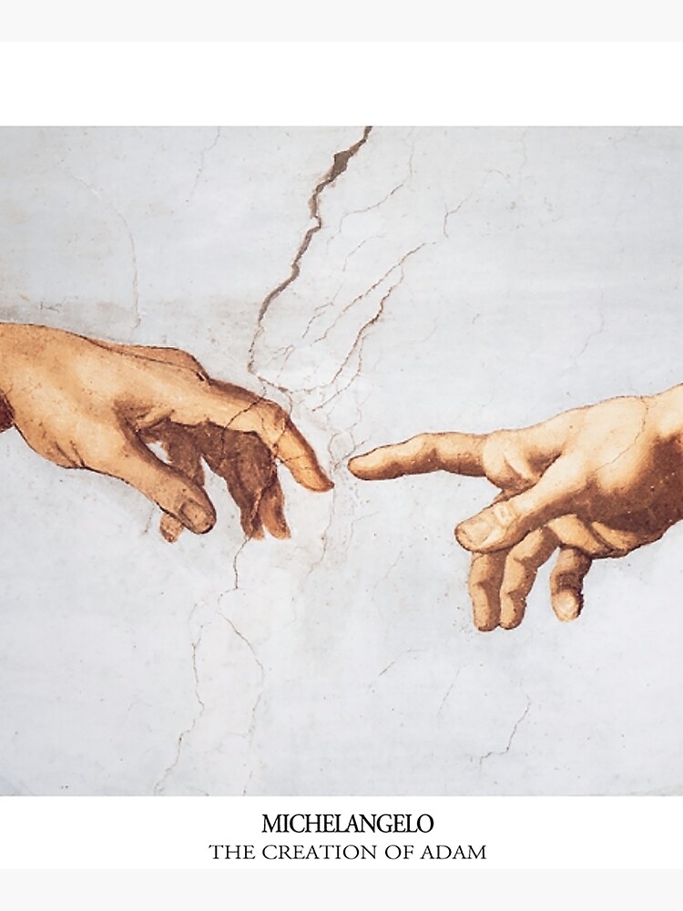 michelangelo touching fingers