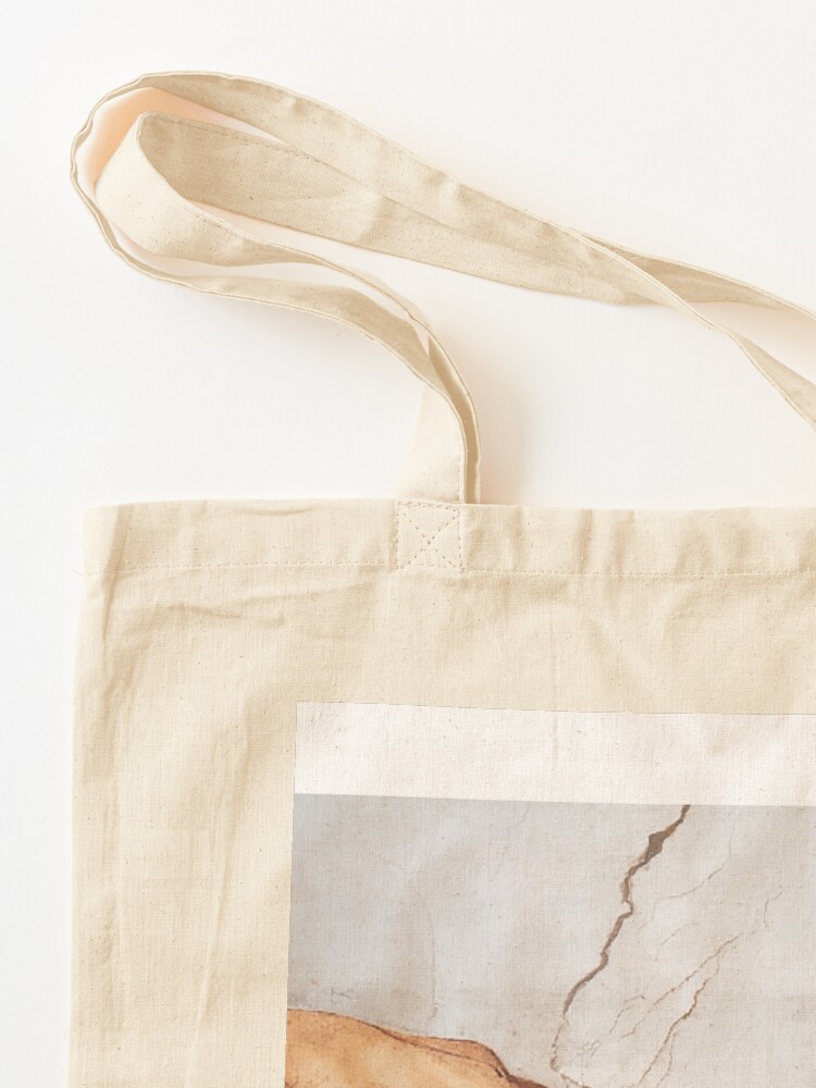 Alternate view of The Creation of Adam Michelangelo Fingers Touching Tote Bag